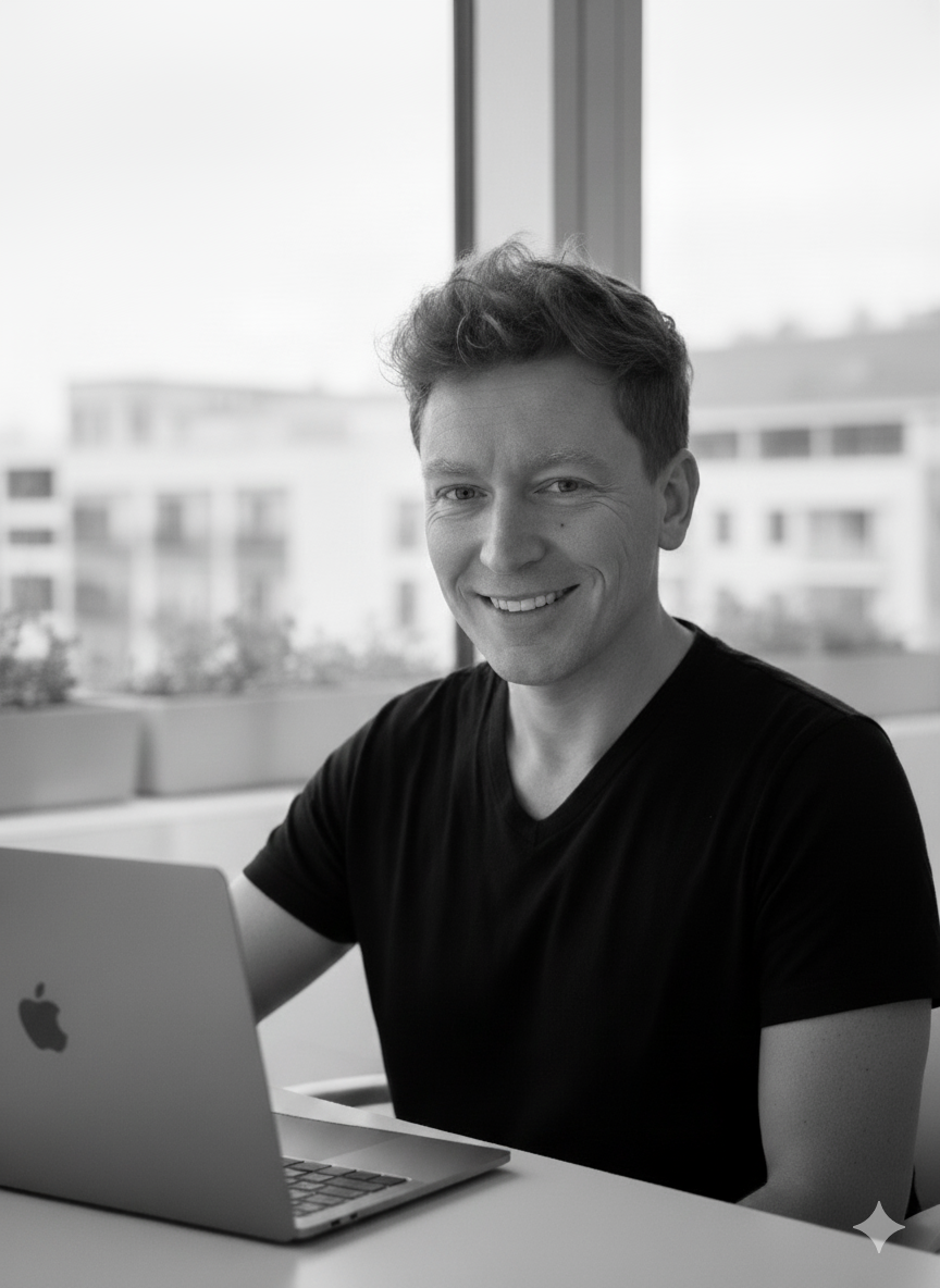 Basti – Porträt in Schwarzweiß